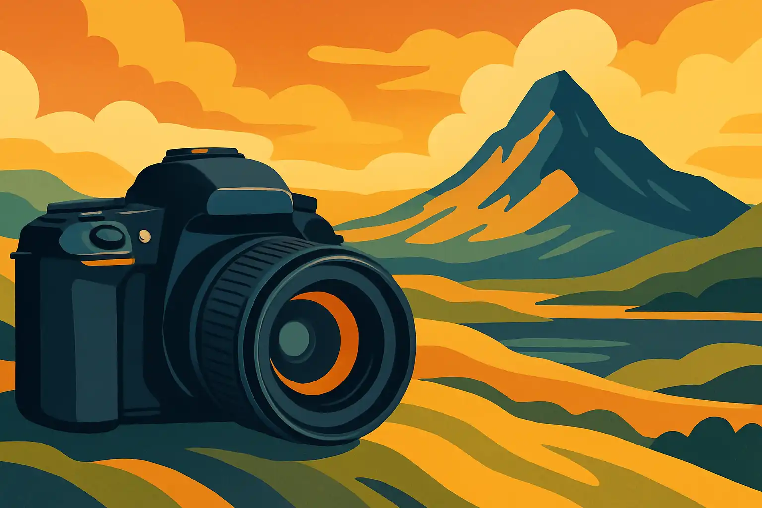 De one-lens landschapsuitdaging: adembenemende foto's met slechts één spiegelreflexlens