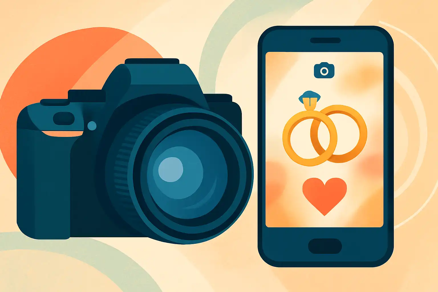 Hybride trouwfotografie: zo combineer je spiegelreflex en smartphone voor directe previews en volle kwaliteit