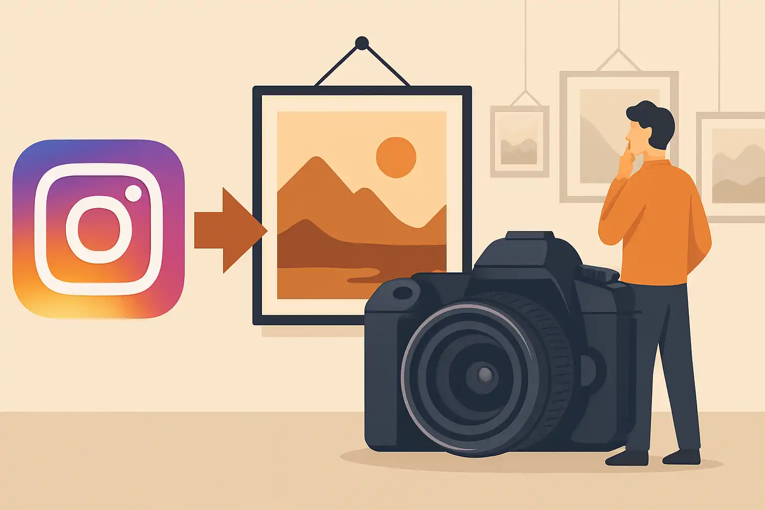 Van Instagram naar galerie: zo verkoop en exposeer je je spiegelreflexfoto's