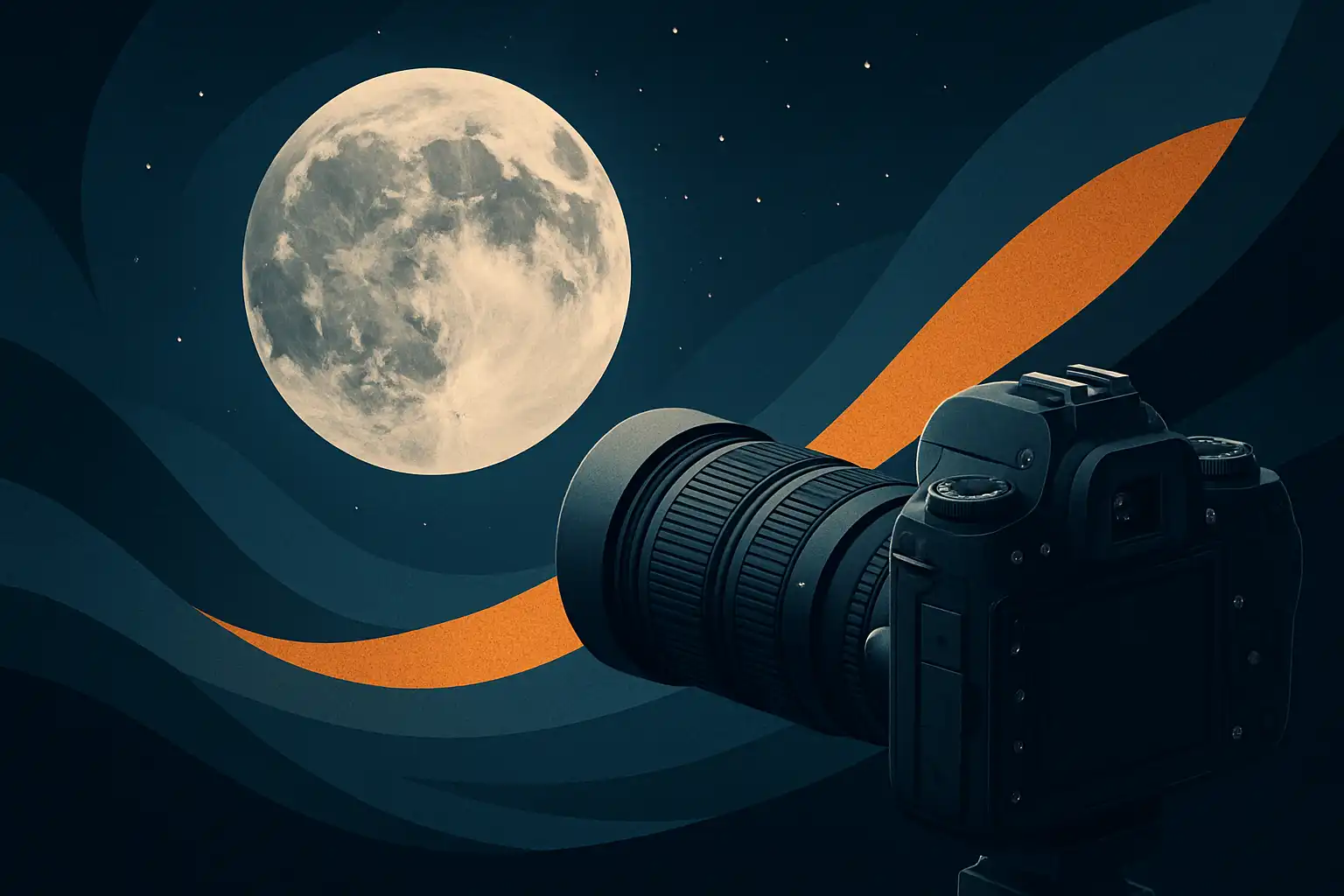Zo fotografeer je de maan haarscherp met je spiegelreflex: instellingen, lenzen en compositietips