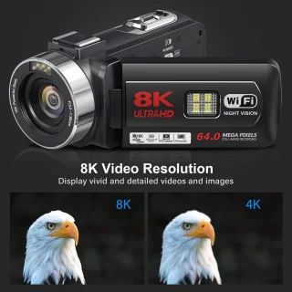 Wat vinden we goed aan de 8K Videocamera Camcorder