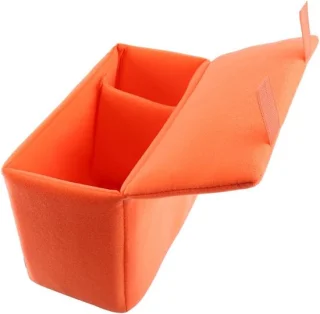 Camera-tas met inzetbescherming voor SLR DSLR-camera oranje