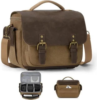 Compacte Cameratas met Vintage Stijl en Maximale Bescherming