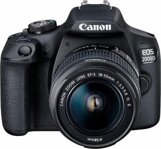 Canon EOS 2000D Spiegelreflexcamera + 18-55mm lens