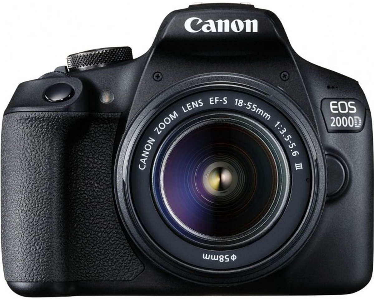Canon EOS 2000D Spiegelreflexcamera + 18-55mm lens