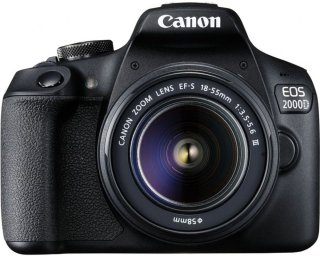Canon EOS 2000D Spiegelreflexcamera + 18-55mm lens