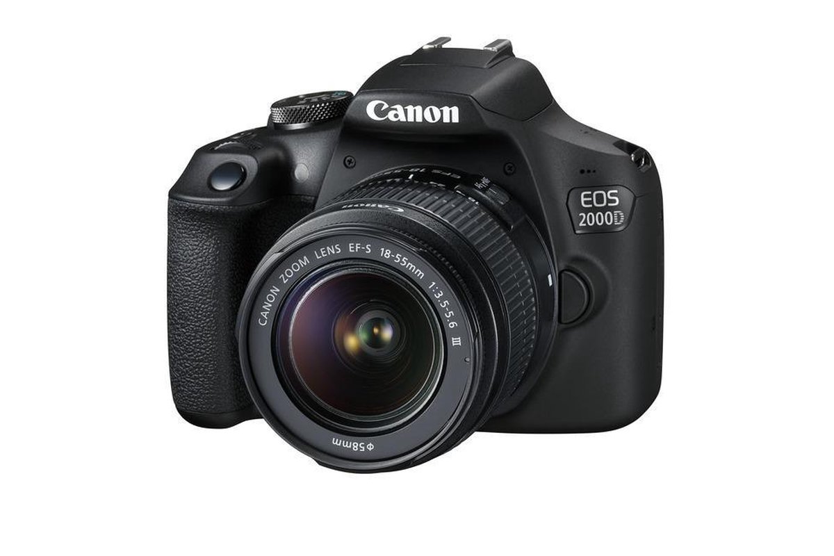Canon EOS 2000D Spiegelreflexcamera + 18-55mm lens