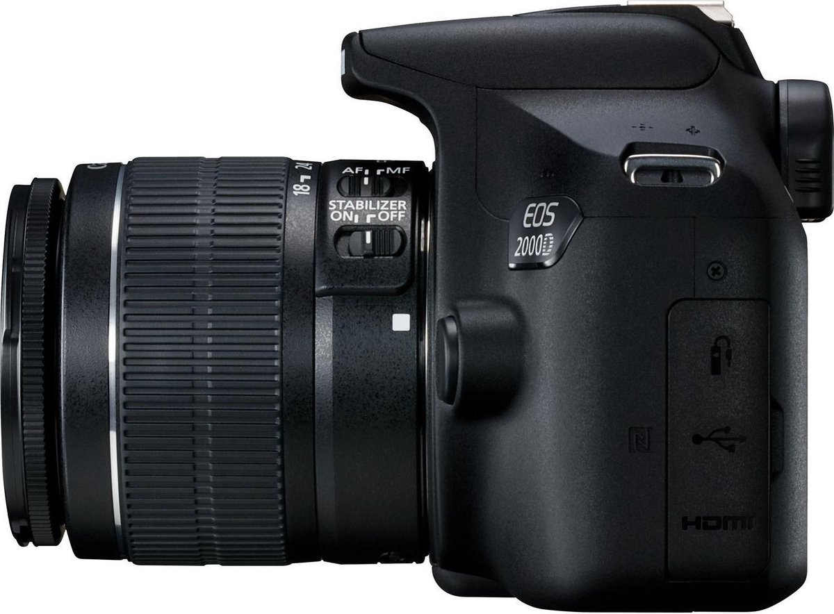 Canon EOS 2000D Spiegelreflexcamera + 18-55mm lens