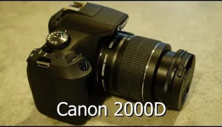 Canon EOS 2000D Spiegelreflexcamera + 18-55mm lens