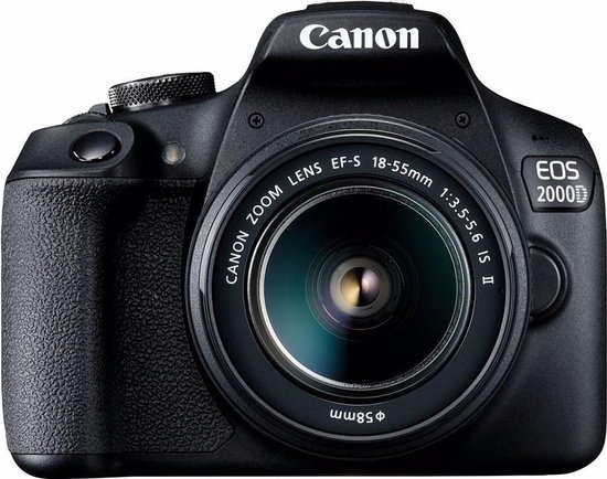 Canon EOS 2000D Spiegelreflexcamera + 18-55mm lens