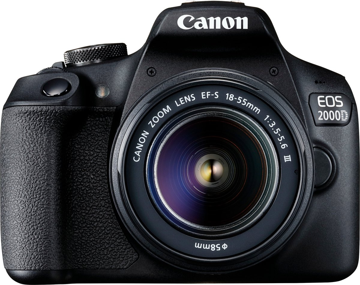 Canon EOS 2000D Spiegelreflexcamera + 18-55mm lens