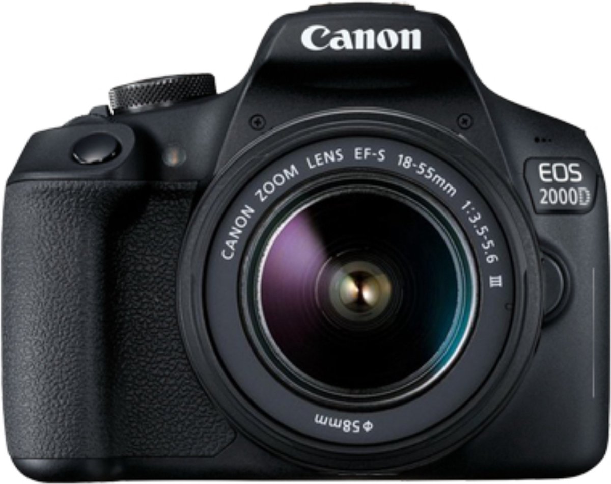 Canon EOS 2000D Spiegelreflexcamera + 18-55mm lens
