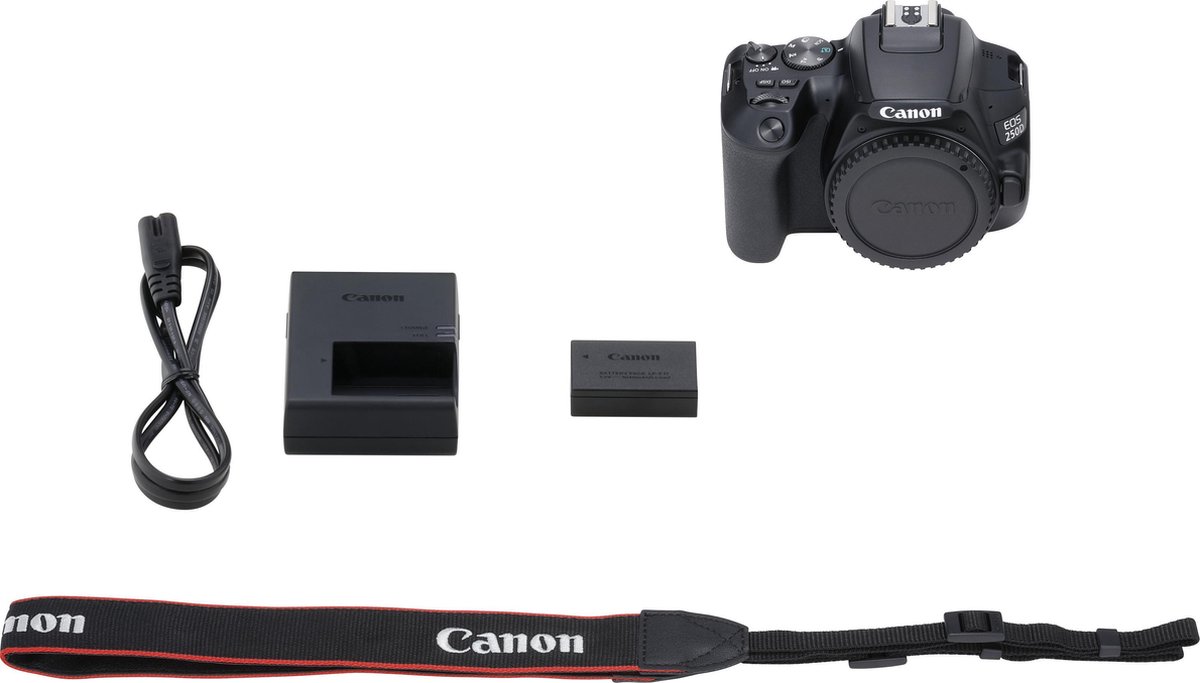 Canon EOS 250D Body Zwart