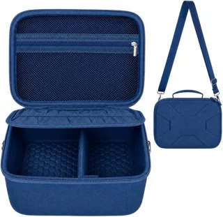 DSLR spiegelloze cameratas, donkerblauw