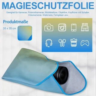 Wat vinden we goed aan de Inslagdoek voor camera, zelfklevend etui, 35 x 35 cm