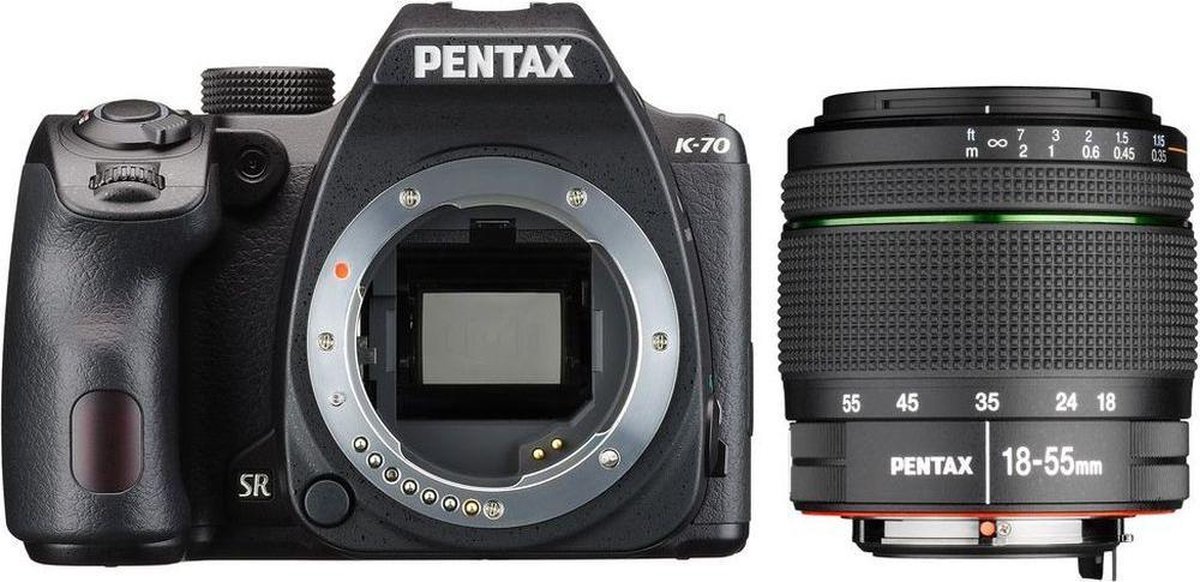 Pentax K-70 Spiegelreflexcamera + 18-55mm WR Lens