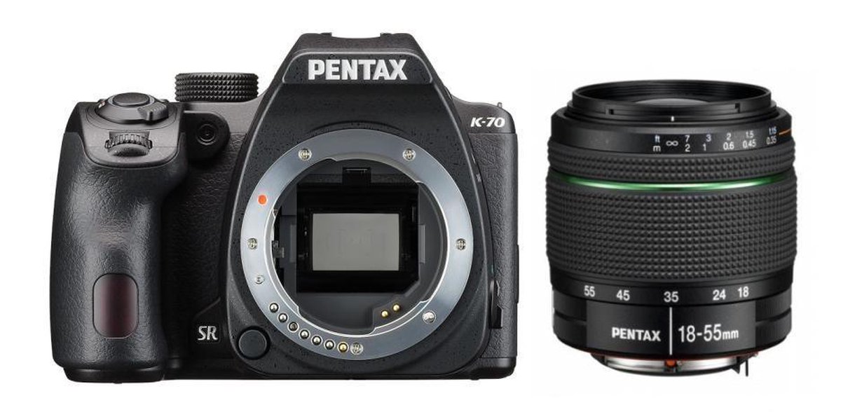 Pentax K-70 Spiegelreflexcamera + 18-55mm WR Lens