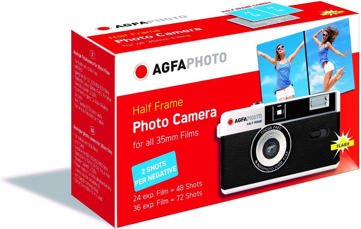 Wat vinden we goed aan de RFWR Analoge 35mm Half-Formaat Fotocamera