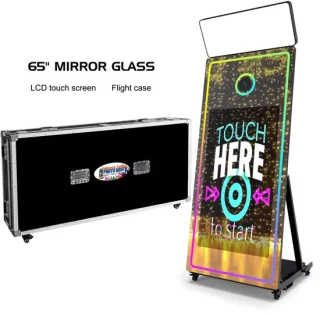 Spiegel Photobooth A1 — stevige, opvallende photobooth voor professionele events