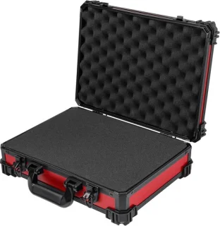 Transportkoffer 15502-03, 39 x 29 x 12 cm, rood