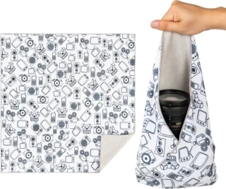 Way Magic Protective Wrap zelfklevende beschermhoes, donkerblauw, 25×25 cm