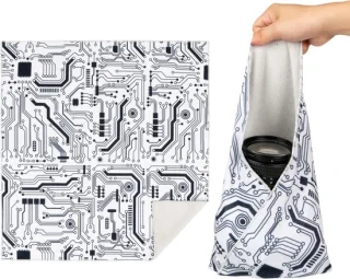 Way Magic Protective Wrap zelfklevende beschermhoes met circuitmotief, 25×25 cm