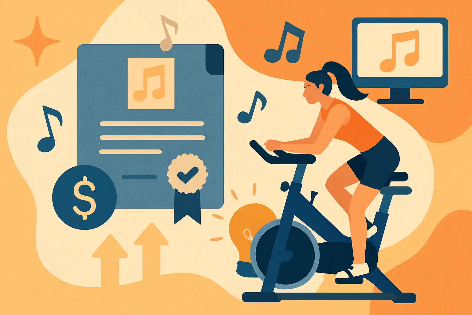 Je spinlessen legaal op muziek laten draaien: licenties, alternatieven en slimme tips