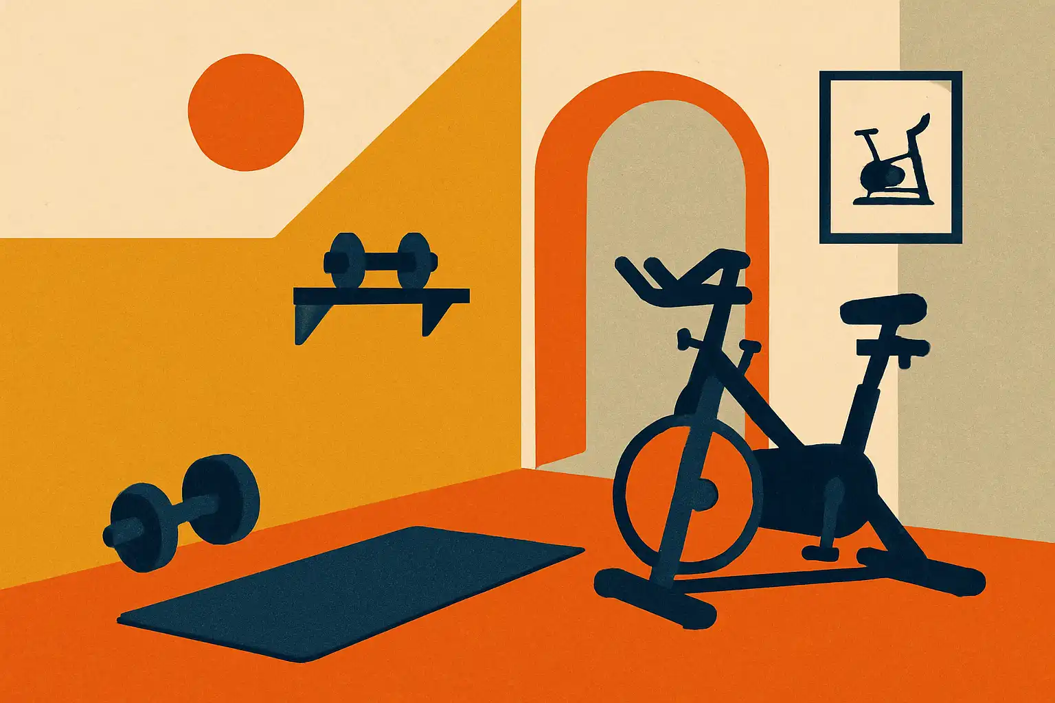 Kleine ruimte, grote impact: de ultieme guide voor een compacte home gym met spinningfiets