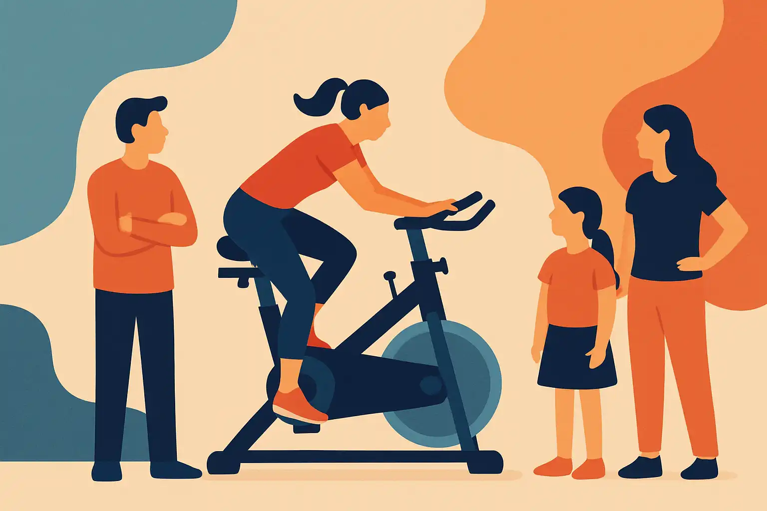 Meerdere rijders, één bike: hoe kies je de perfecte spinningfiets voor huisgenoten en gezinnen