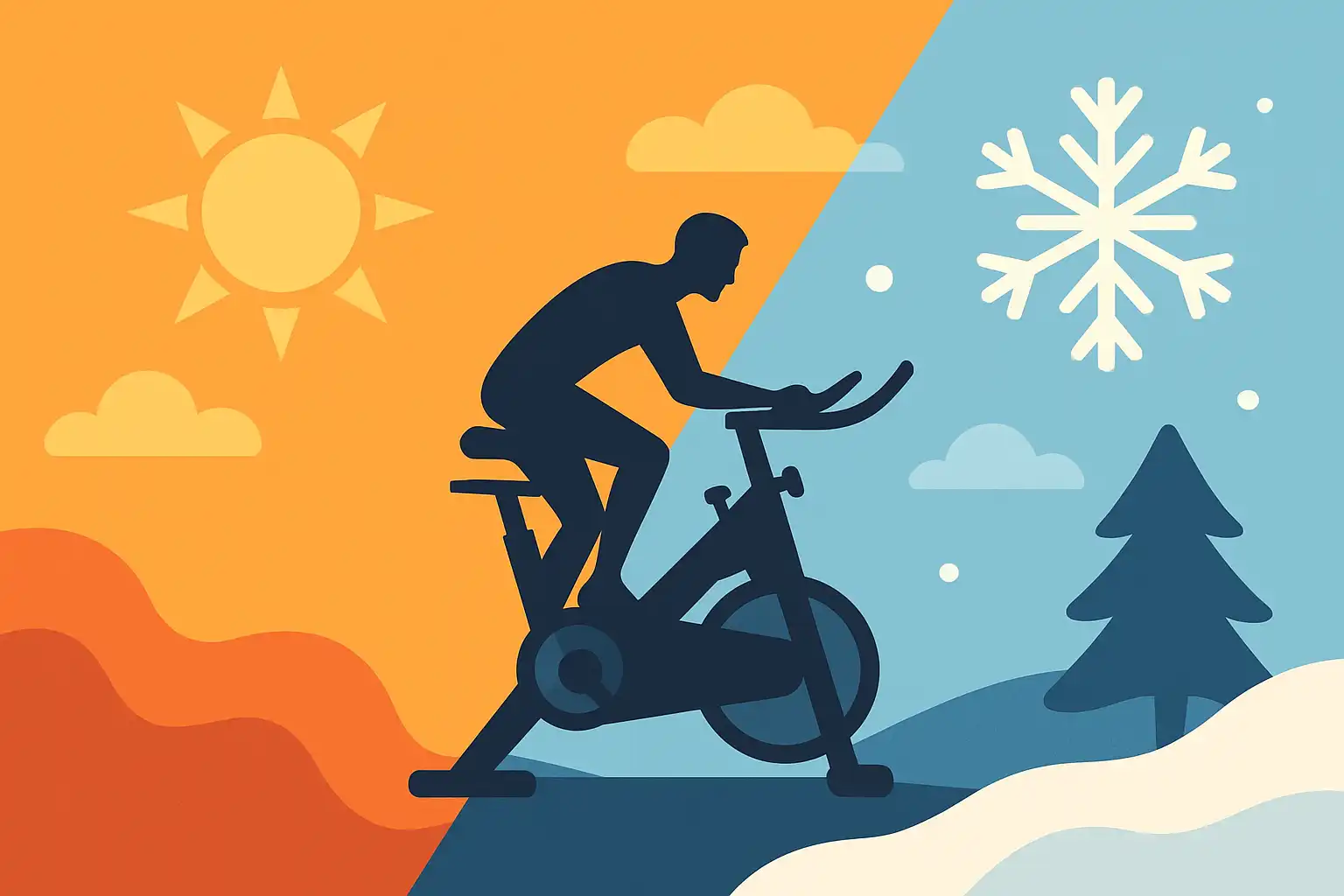 Seizoensswitch: zo pas je je spinningroutine aan bij zomerse hitte en winterkou