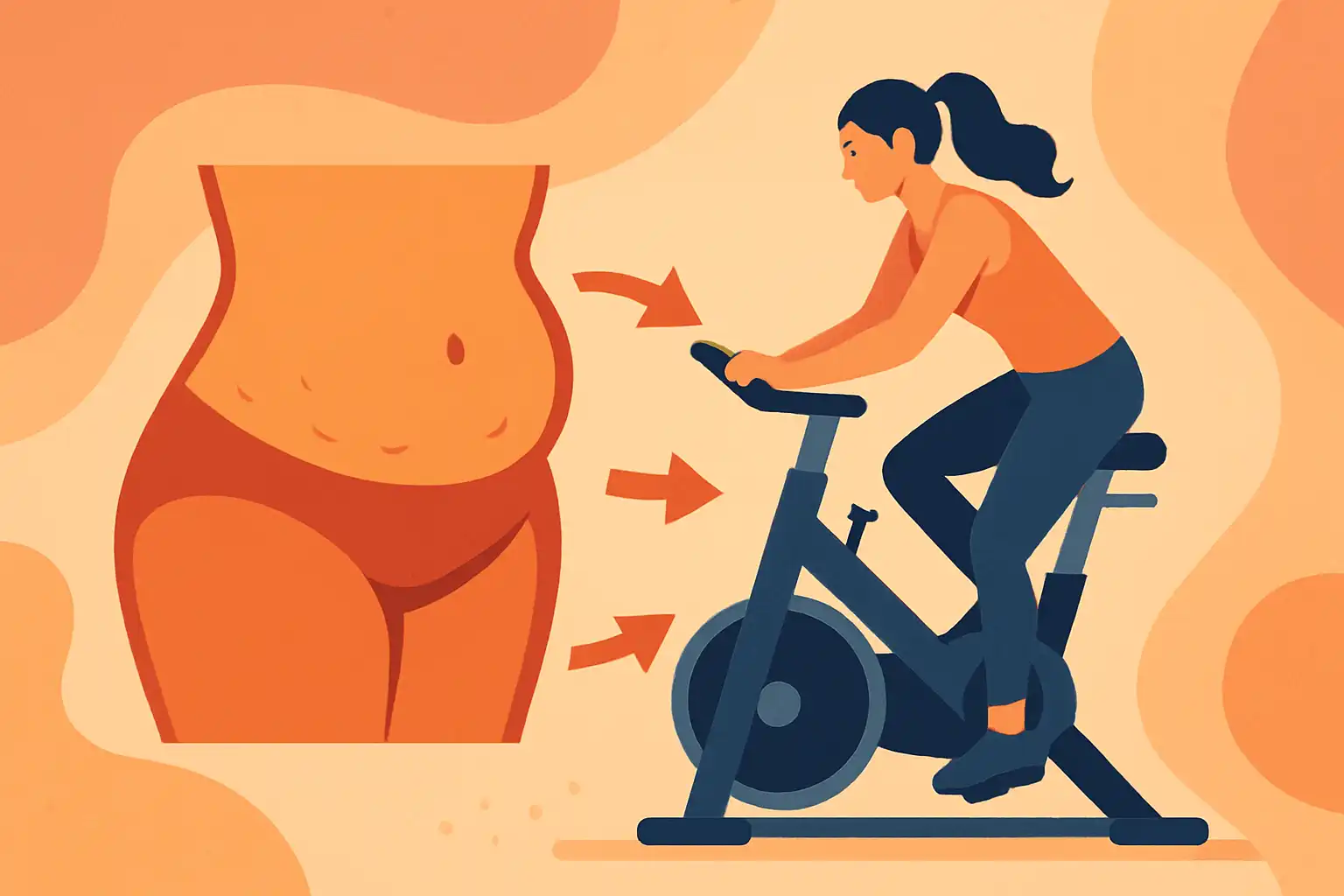 Spinning tegen buikvet: waarom spotreductie niet werkt en welke spinningtrainingen wél zichtbaar resultaat geven