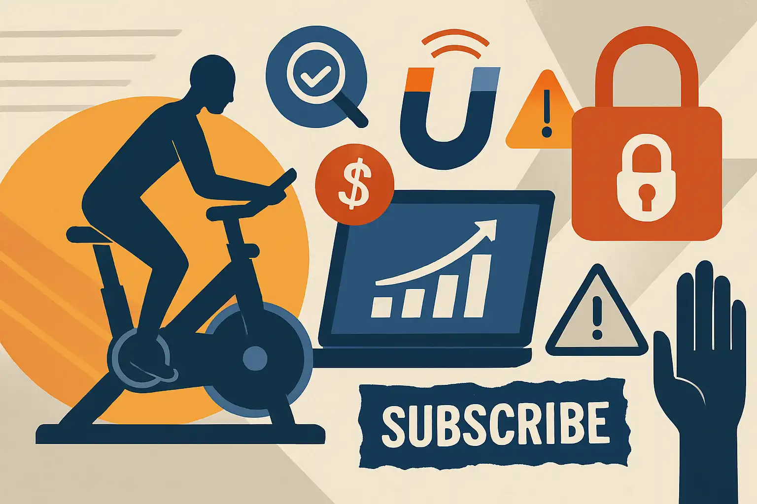 Zo doorzie je de marketingtrucs van connected spinningplatforms en voorkom je abonnementstraps