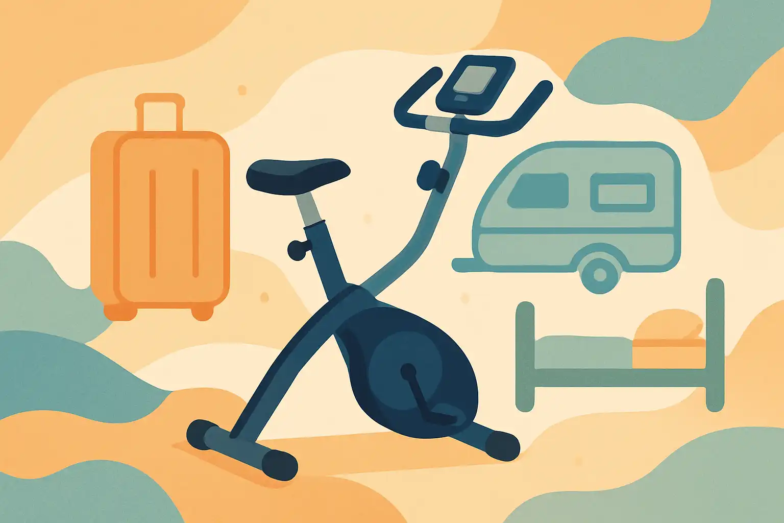 Zo kies je de beste opvouwbare spinningfiets voor op vakantie, in de camper of studentenkamer