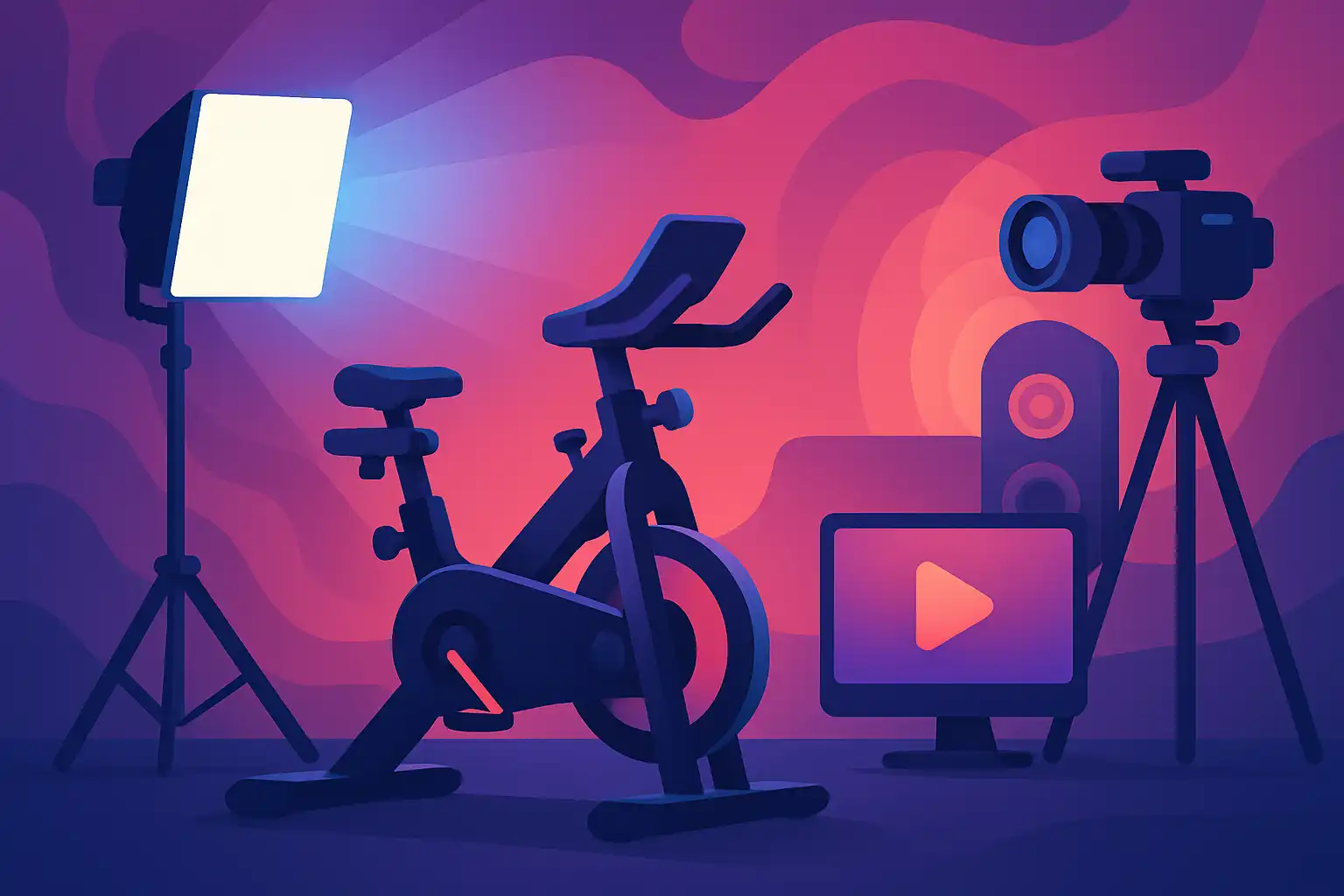 Zo maak je van je spinningruimte een mini-studio: licht, geluid en camera-tips voor livestreams