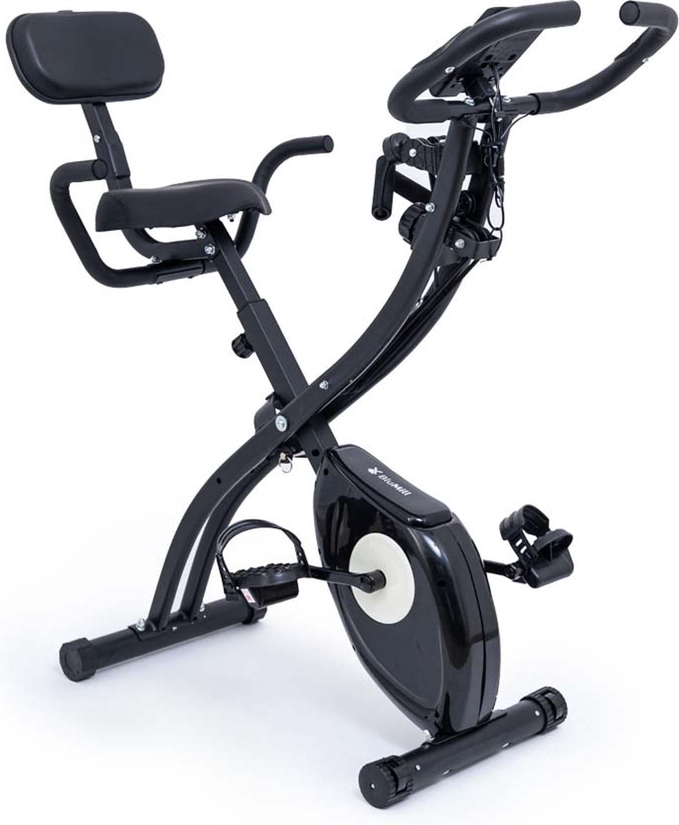 De BluMill X-Bike Opvouwbare Hometrainer Met Rugleuning in één oogopslag