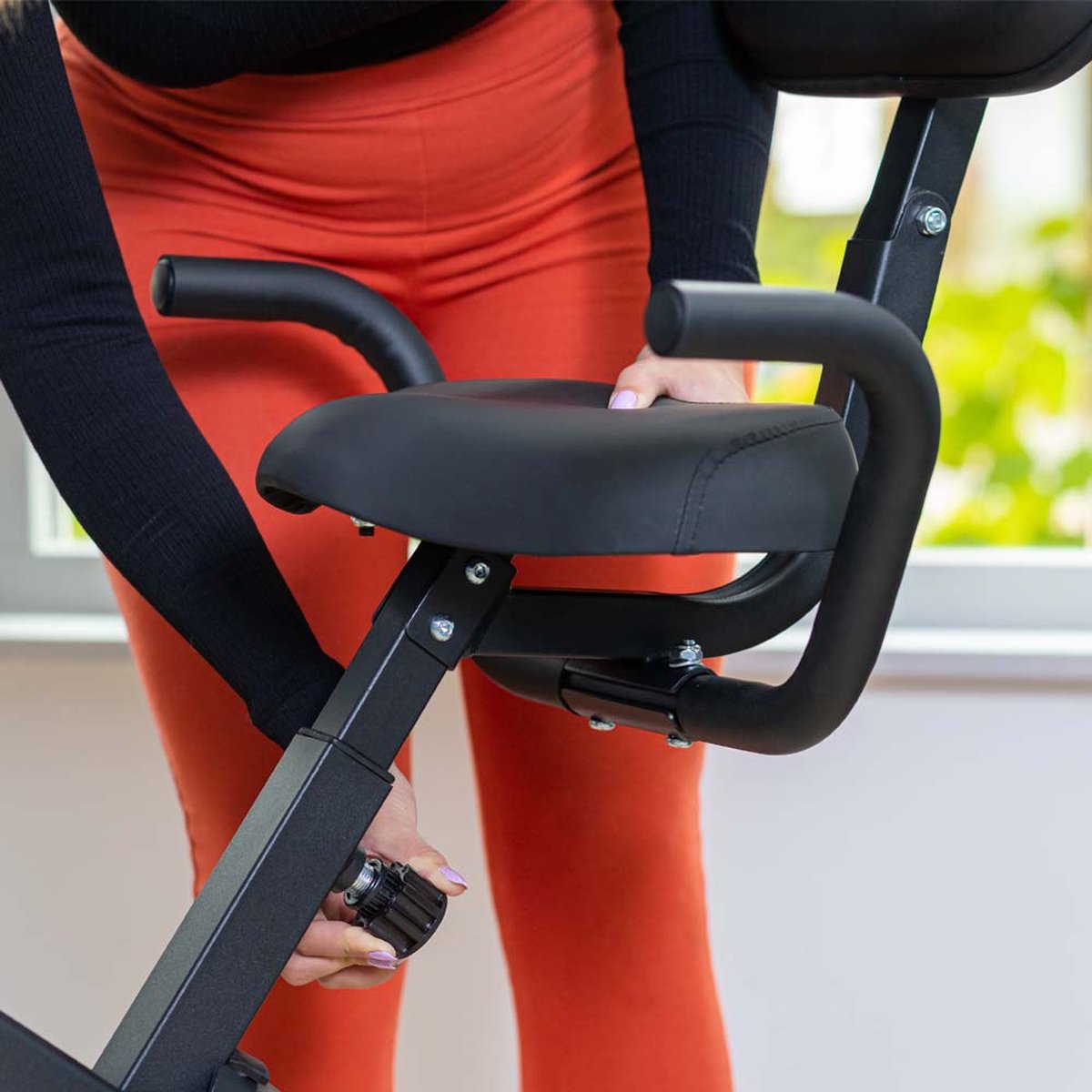 BluMill X-Bike Opvouwbare Hometrainer Met Rugleuning