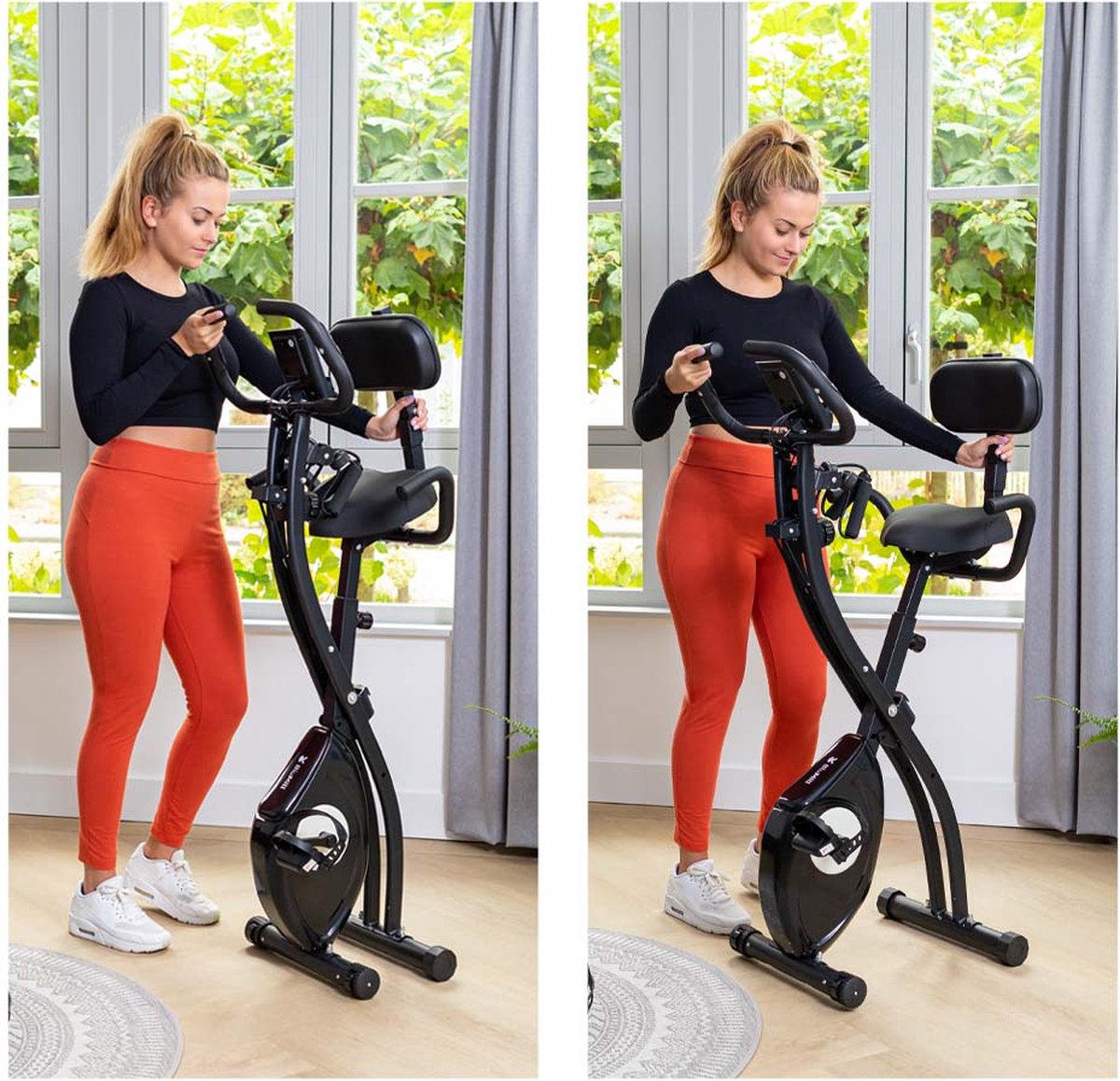 BluMill X-Bike Opvouwbare Hometrainer Met Rugleuning