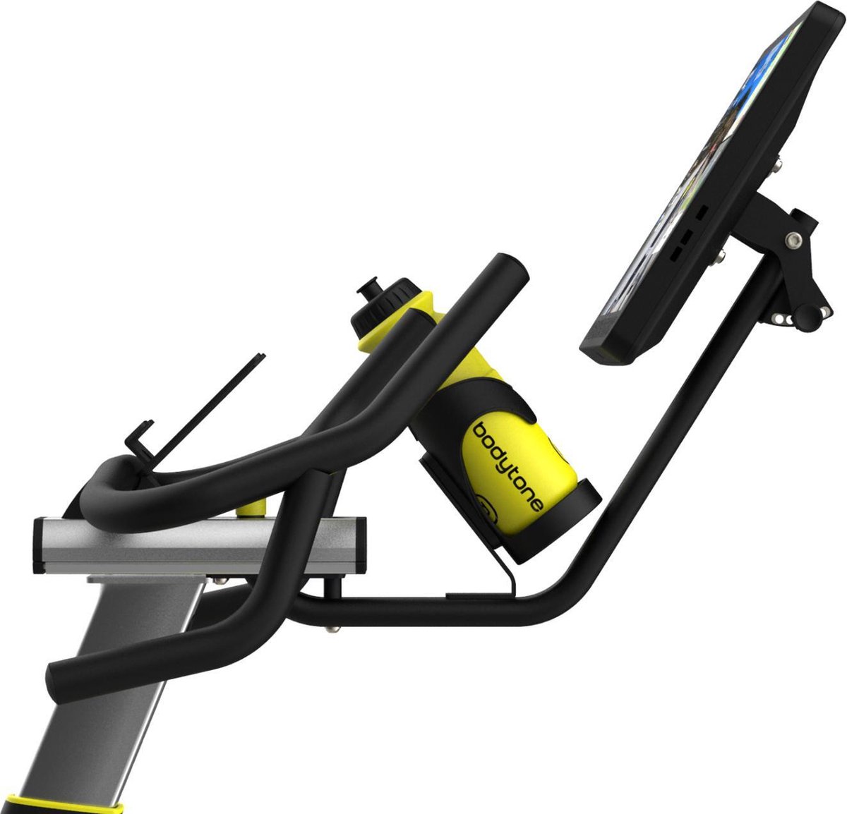 Wat vinden we goed aan de Bodytone Active Bike 400 Smart Screen Geel Spinningfiets