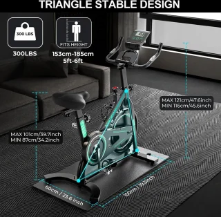 cardio bike Spinning Hometrainer met display