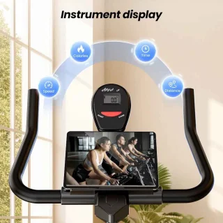 De Warenloods Fitbike Hometrainer Zwart/Rood
