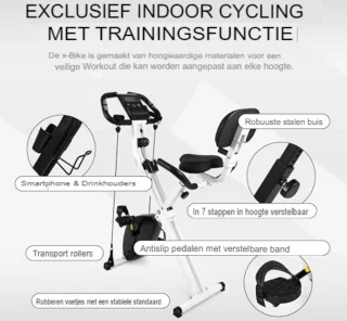 Hometrainer Fiets Opvouwbaar Ergometer