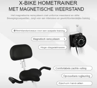 Hometrainer Fiets Opvouwbaar Ergometer
