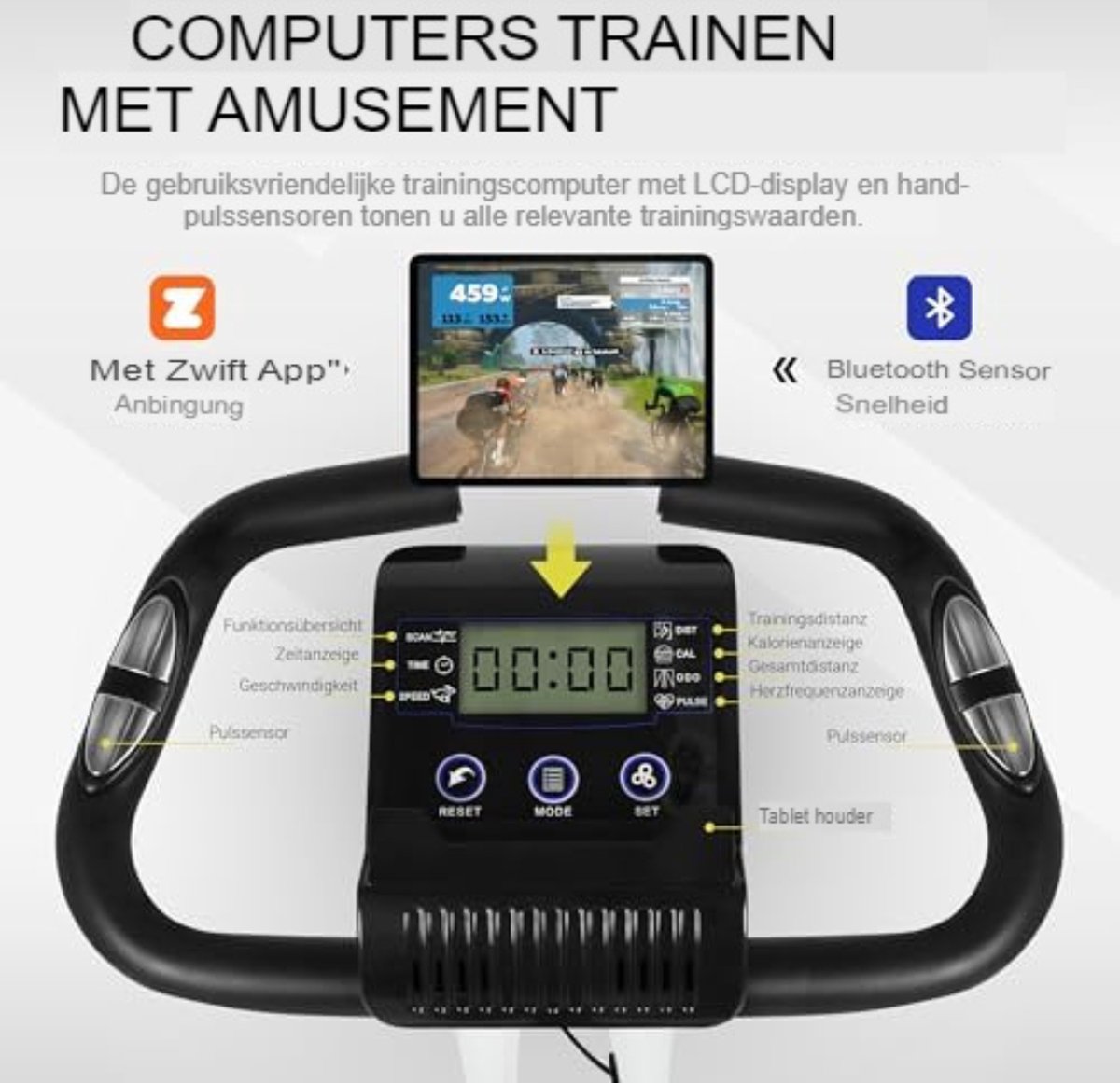 Hometrainer Fiets Opvouwbaar Ergometer