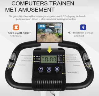 Hometrainer Fiets Opvouwbaar Ergometer