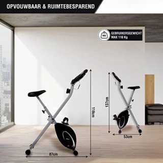 Hometrainer Fiets Opvouwbaar Met Ergometer