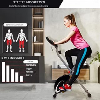 Hometrainer Fiets Opvouwbaar Met Ergometer