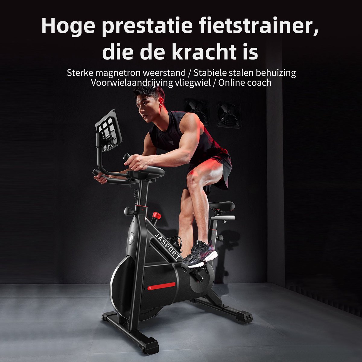 Wat vinden we goed aan de JASPORT C3 Spinningfiets binnengebruik