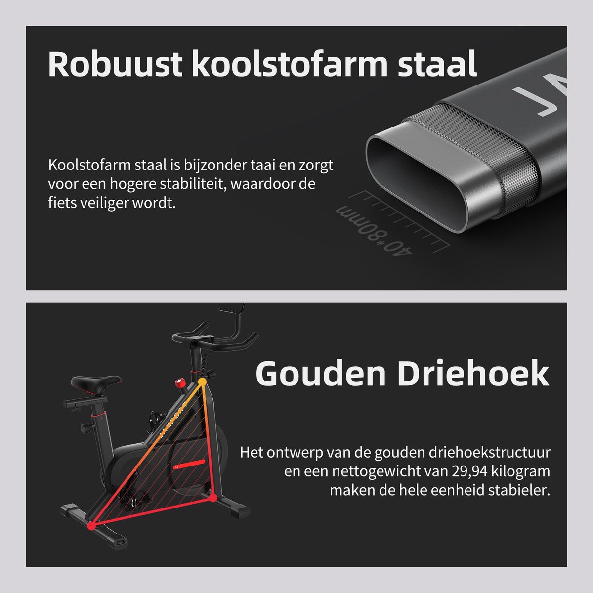 JASPORT C3 Spinningfiets binnengebruik