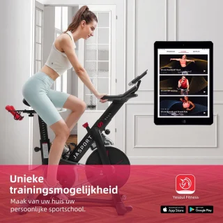 JASPORT S3 Spinningfiets Zwart