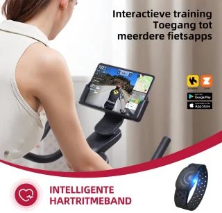 JASPORT S3 Spinningfiets Zwart